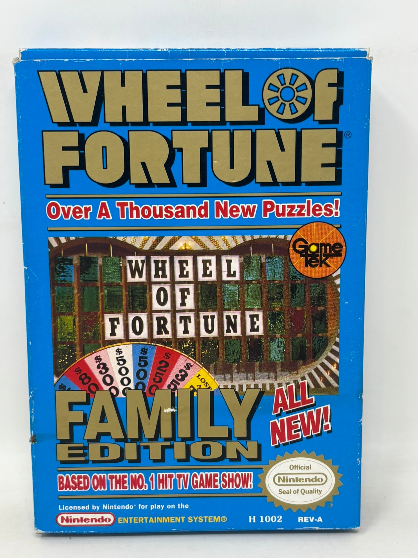 NES Nintendo - Wheel of Fortune Family Edition - Complete