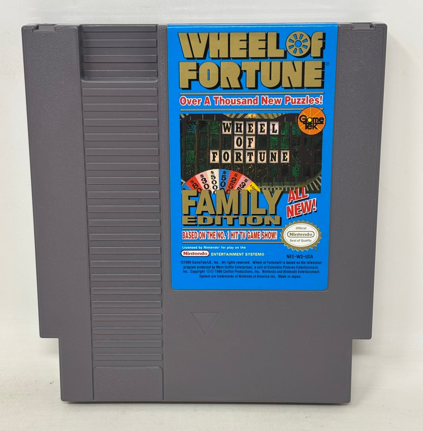 NES Nintendo - Wheel of Fortune Family Edition - Complete