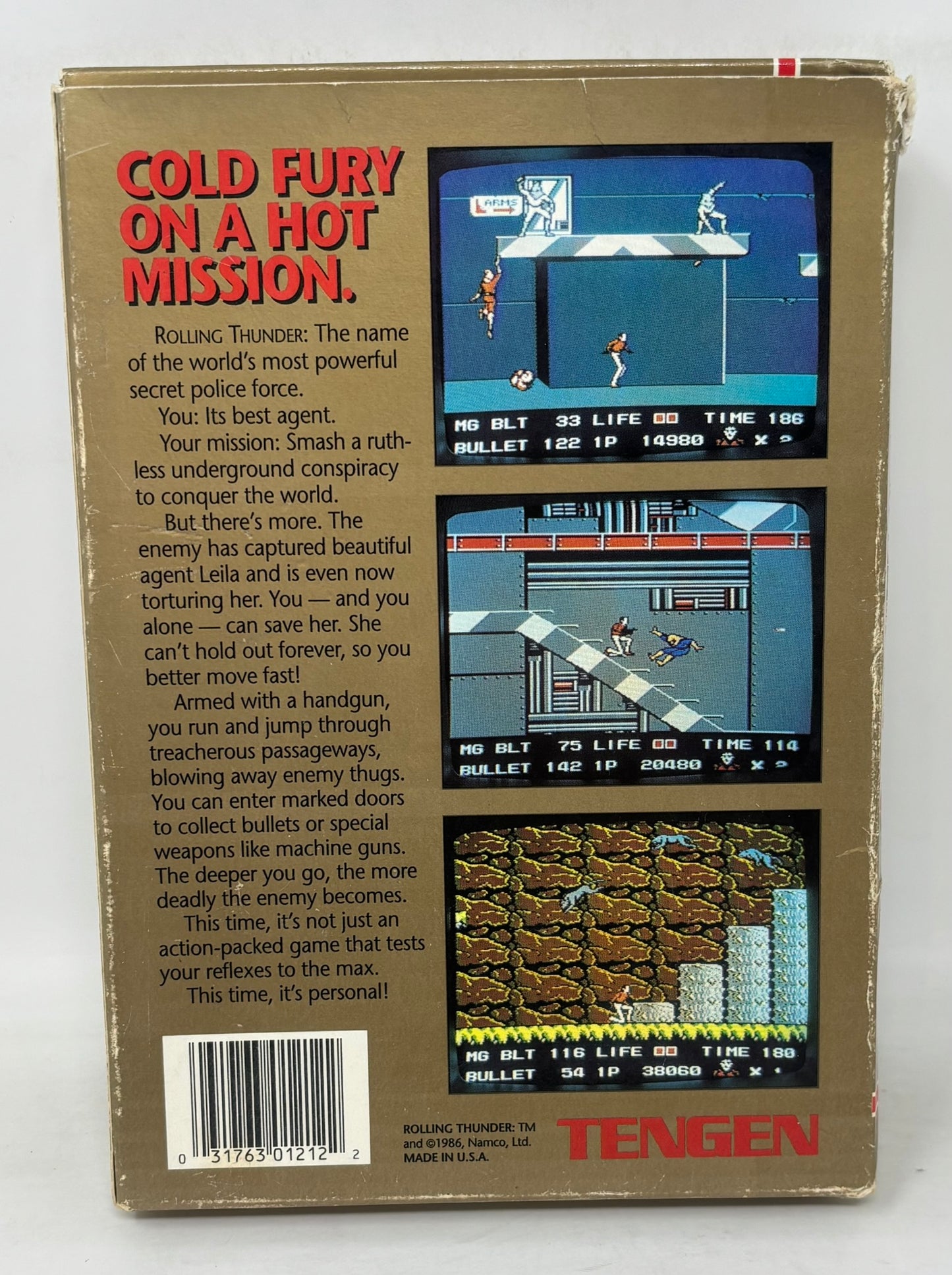 NES Nintendo - Rolling Thunder - Complete