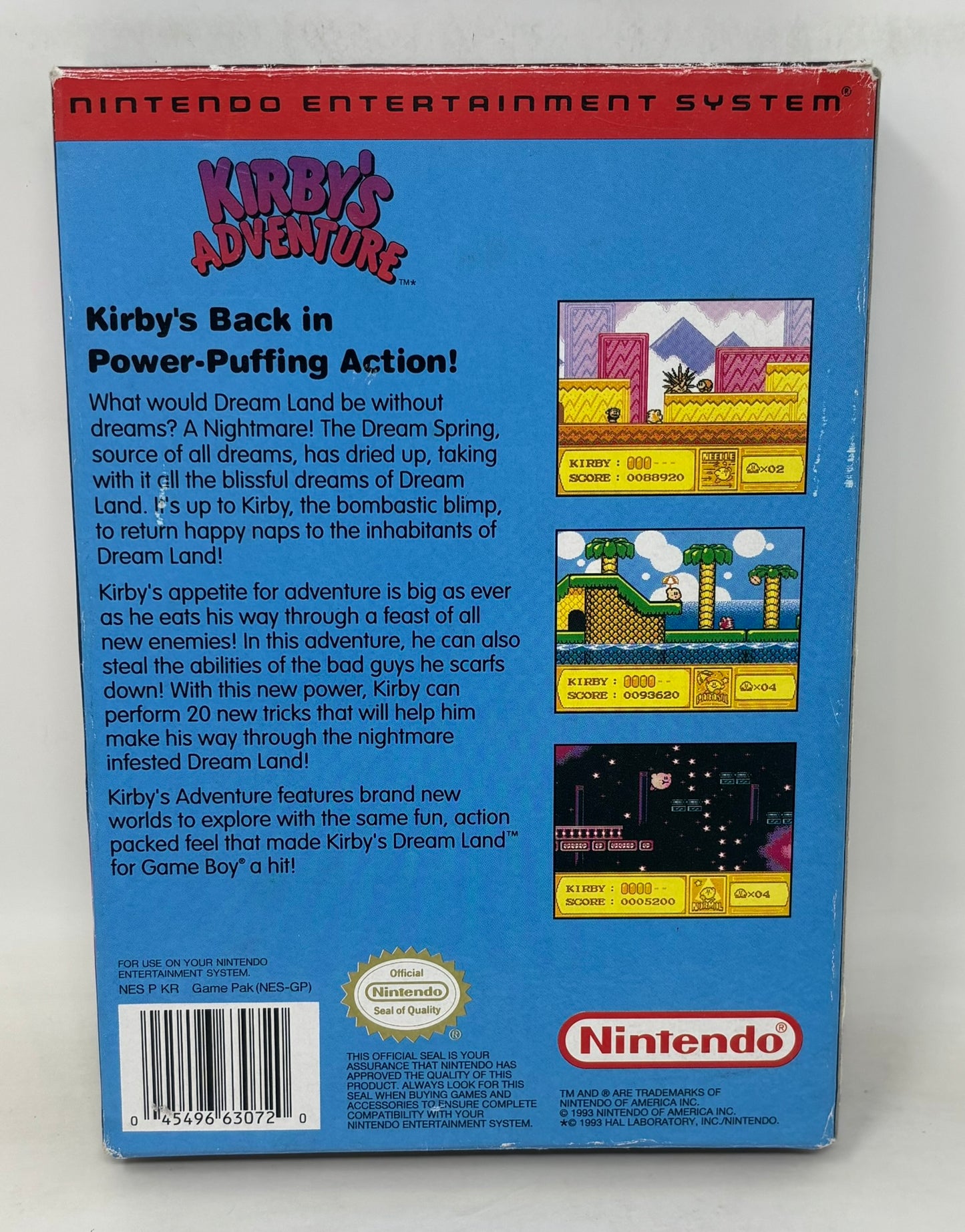 NES Nintendo - Kirby's Adventure - Complete