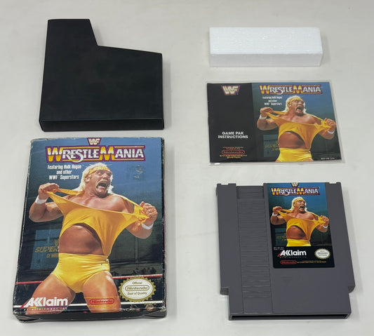 NES Nintendo - WWF Wrestlemania - Complete