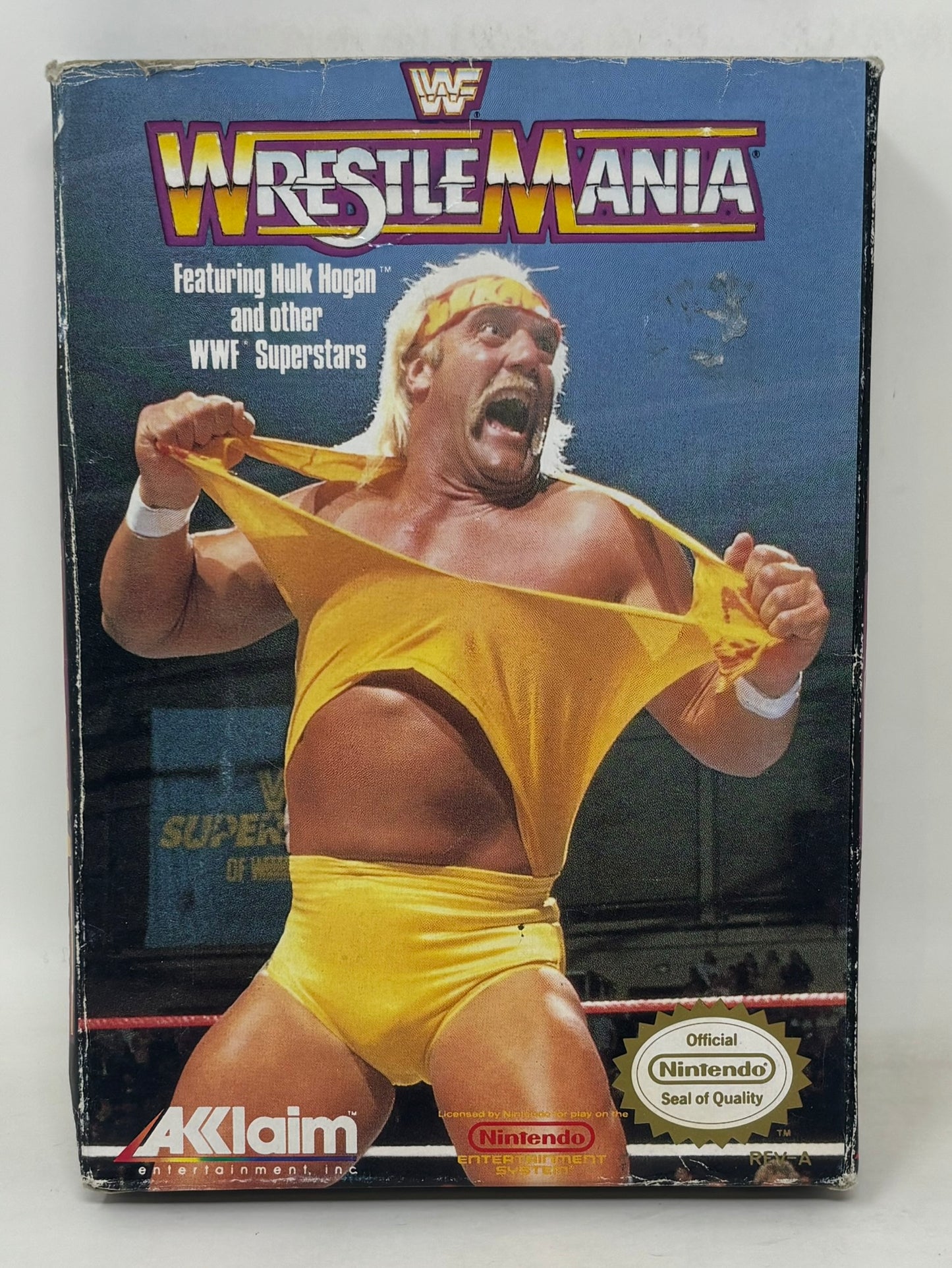 NES Nintendo - WWF Wrestlemania - Complete