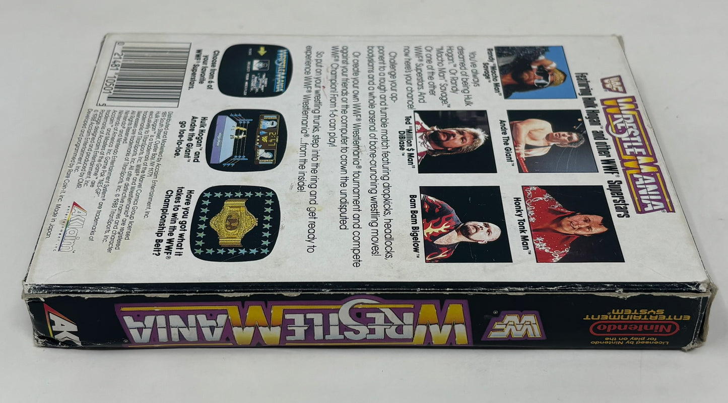 NES Nintendo - WWF Wrestlemania - Complete