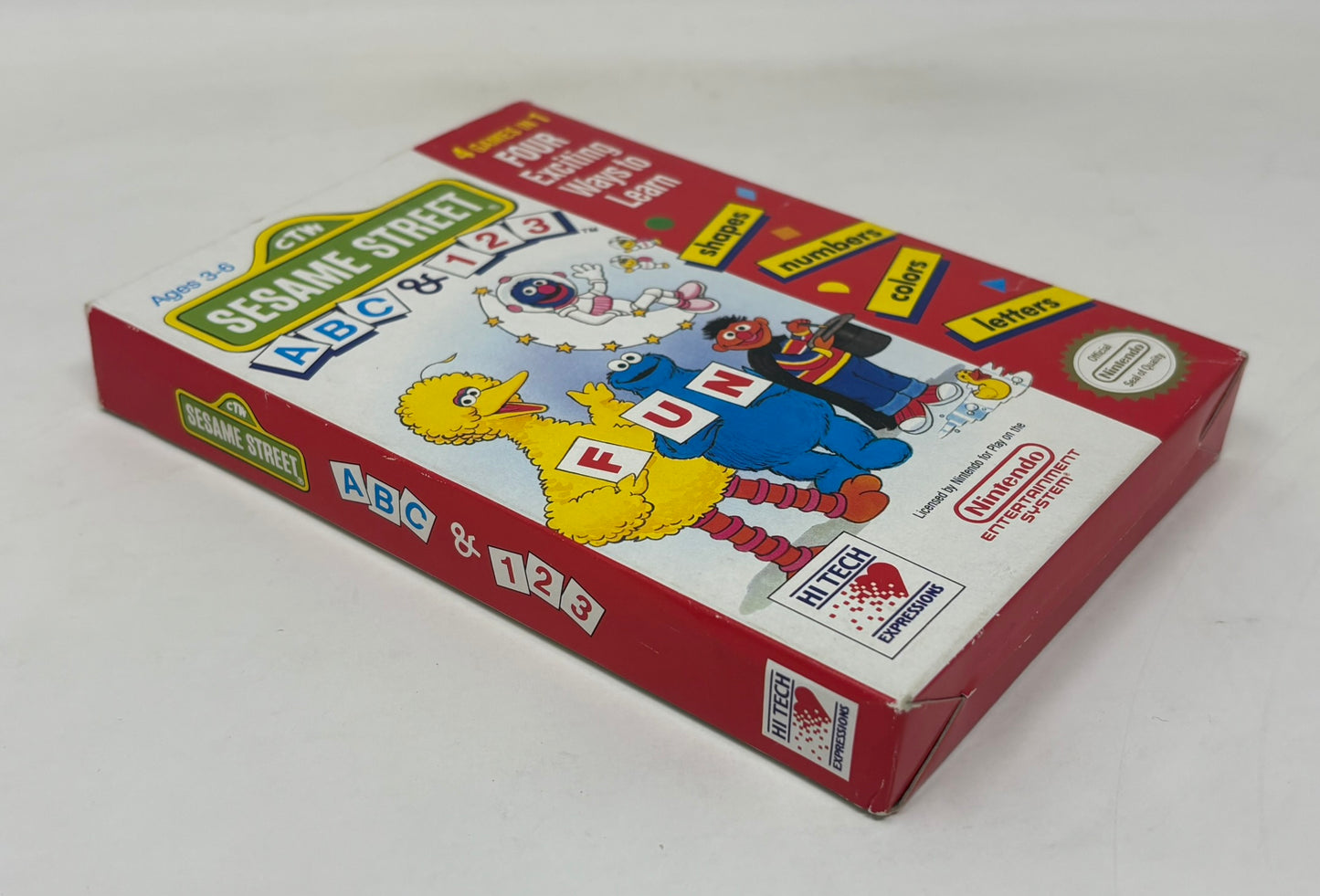 NES Nintendo - Sesame Street ABC & 123 - Complete