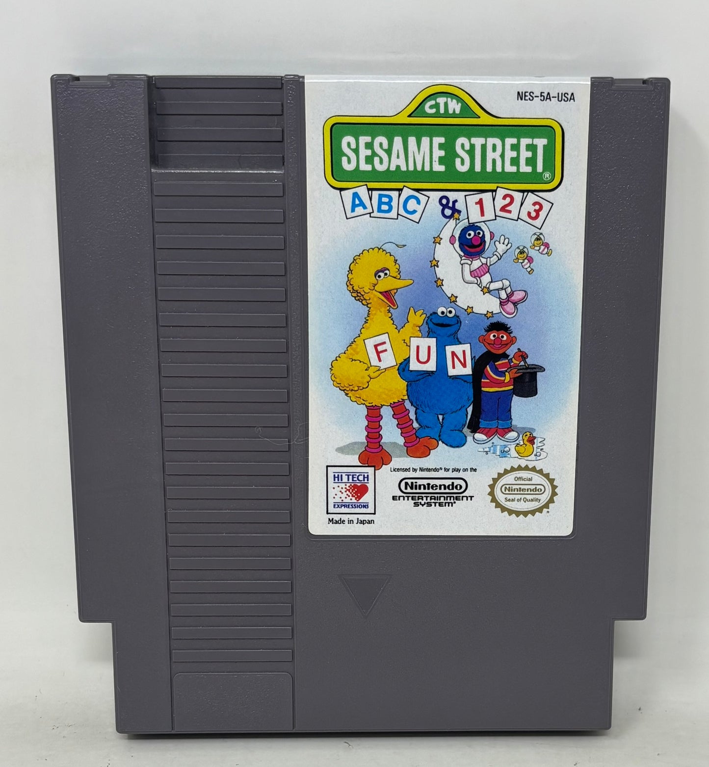 NES Nintendo - Sesame Street ABC & 123 - Complete
