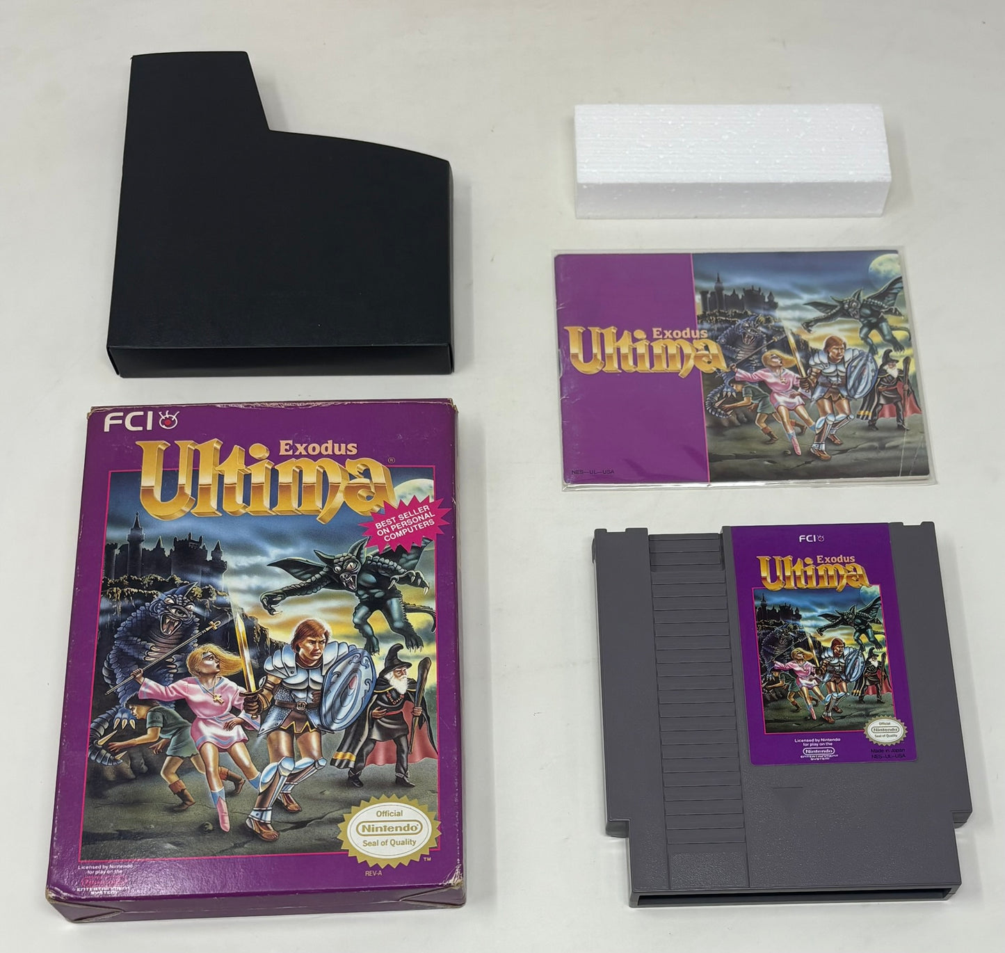 NES Nintendo - Ultima Exodus - Complete