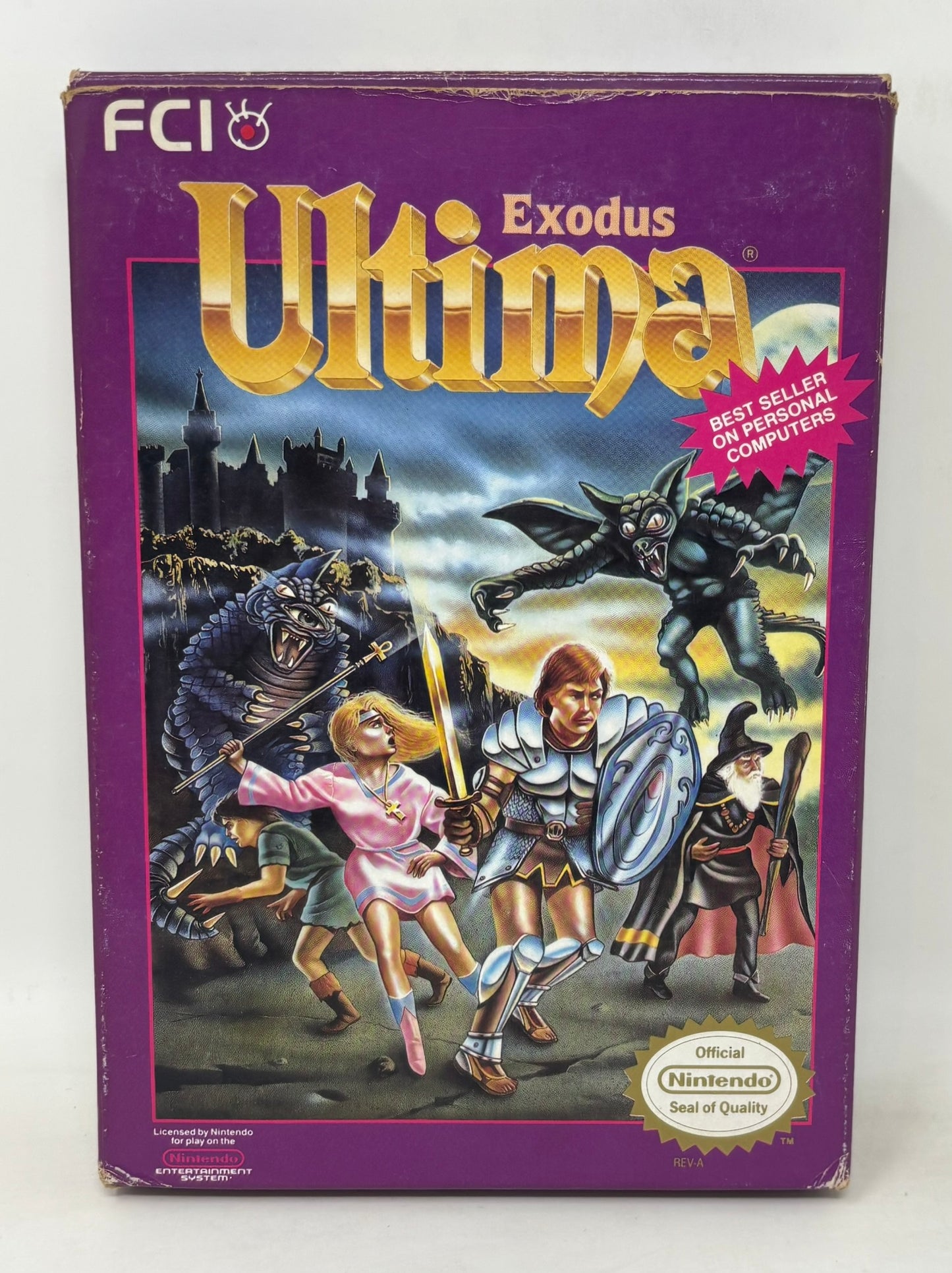 NES Nintendo - Ultima Exodus - Complete