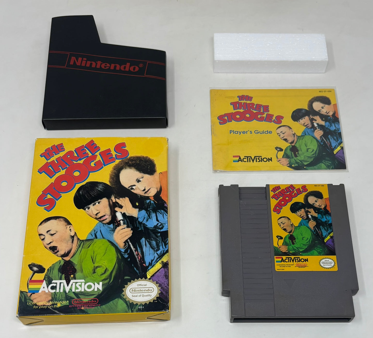 NES Nintendo - The Three Stooges - Complete