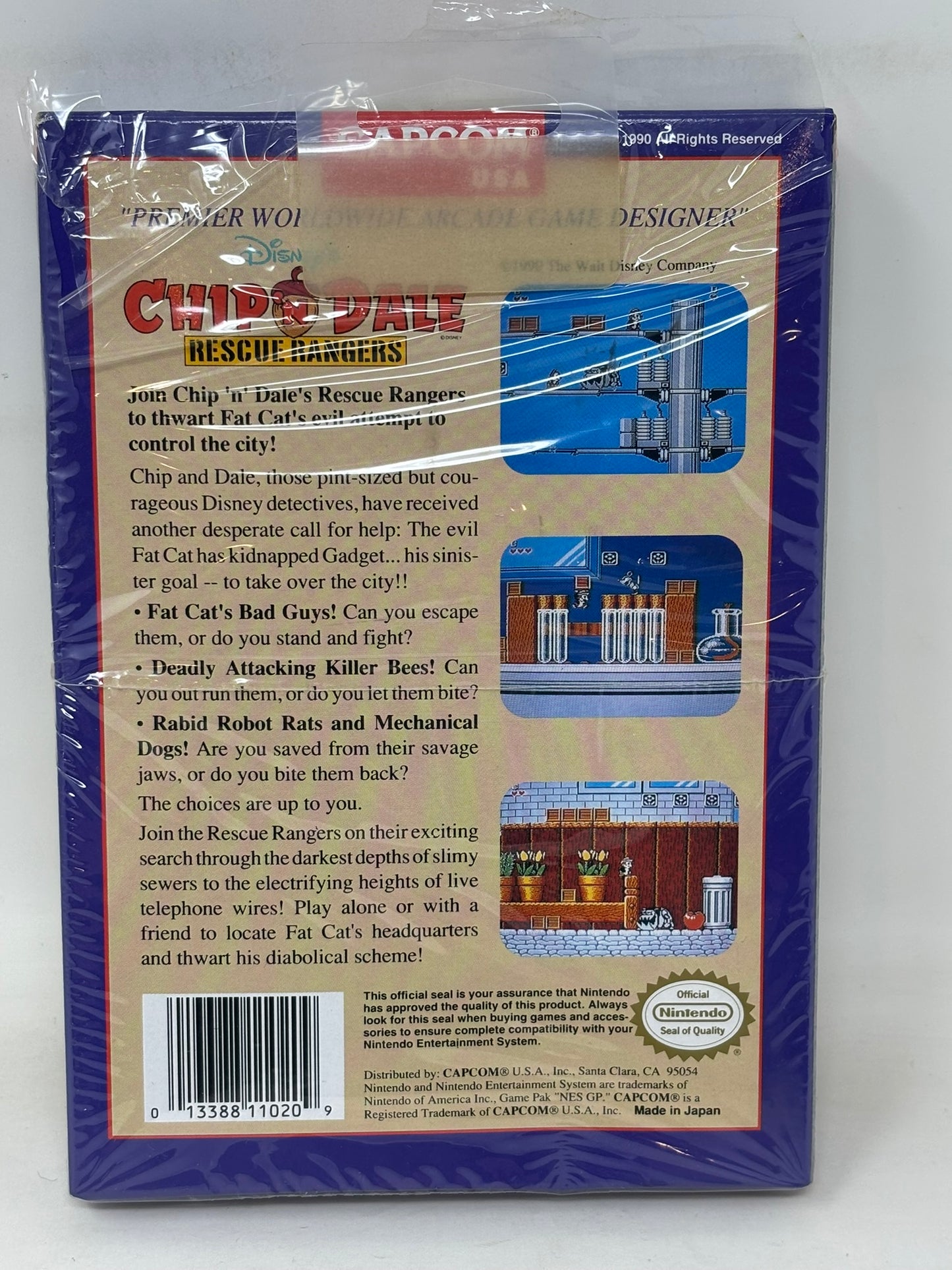 NES Nintendo - Chip N Dale Rescue Rangers - Complete