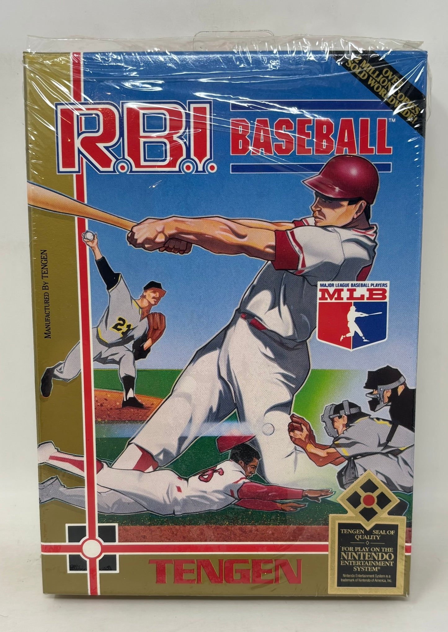 NES Nintendo - RBI Baseball (Tengen) - Complete