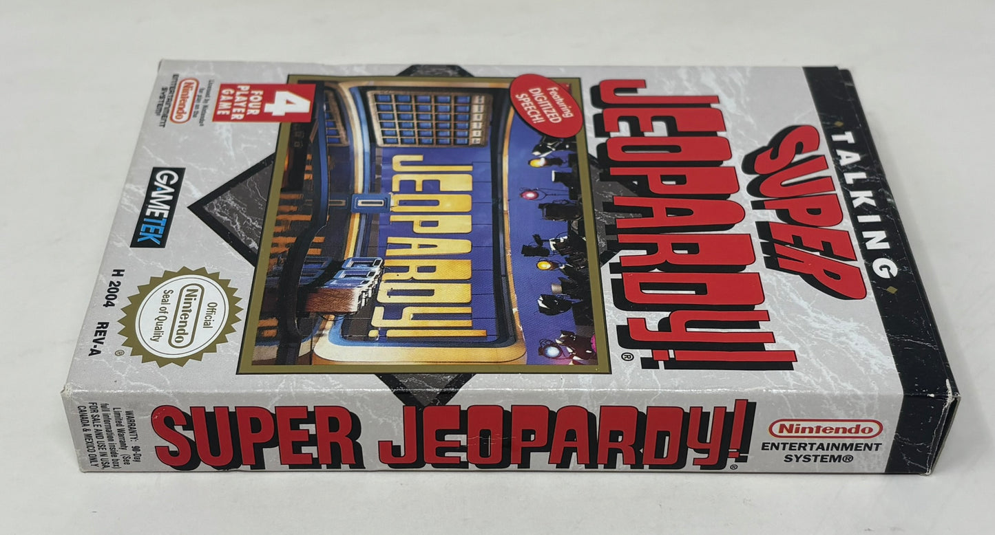 NES Nintendo - Talking Super Jeopardy! - Complete