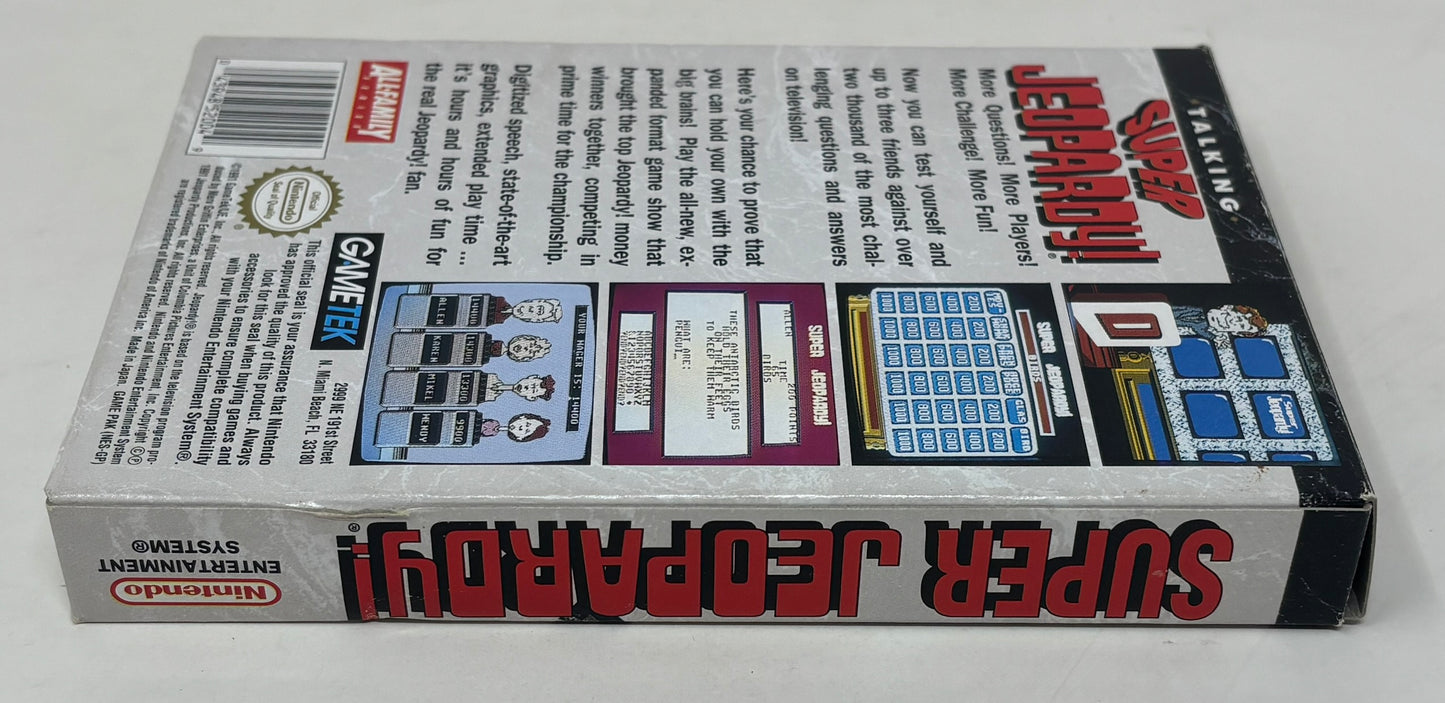 NES Nintendo - Talking Super Jeopardy! - Complete