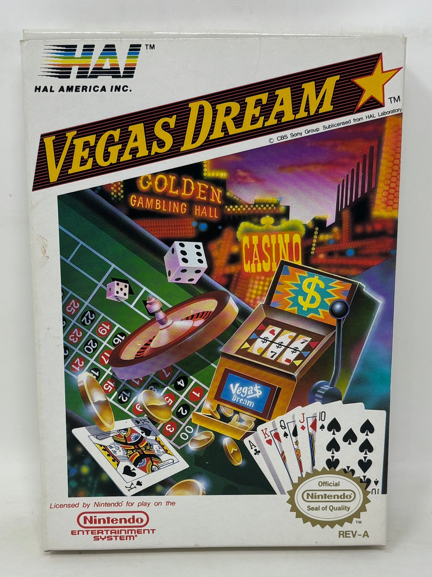NES Nintendo - Vegas Dreams - Complete