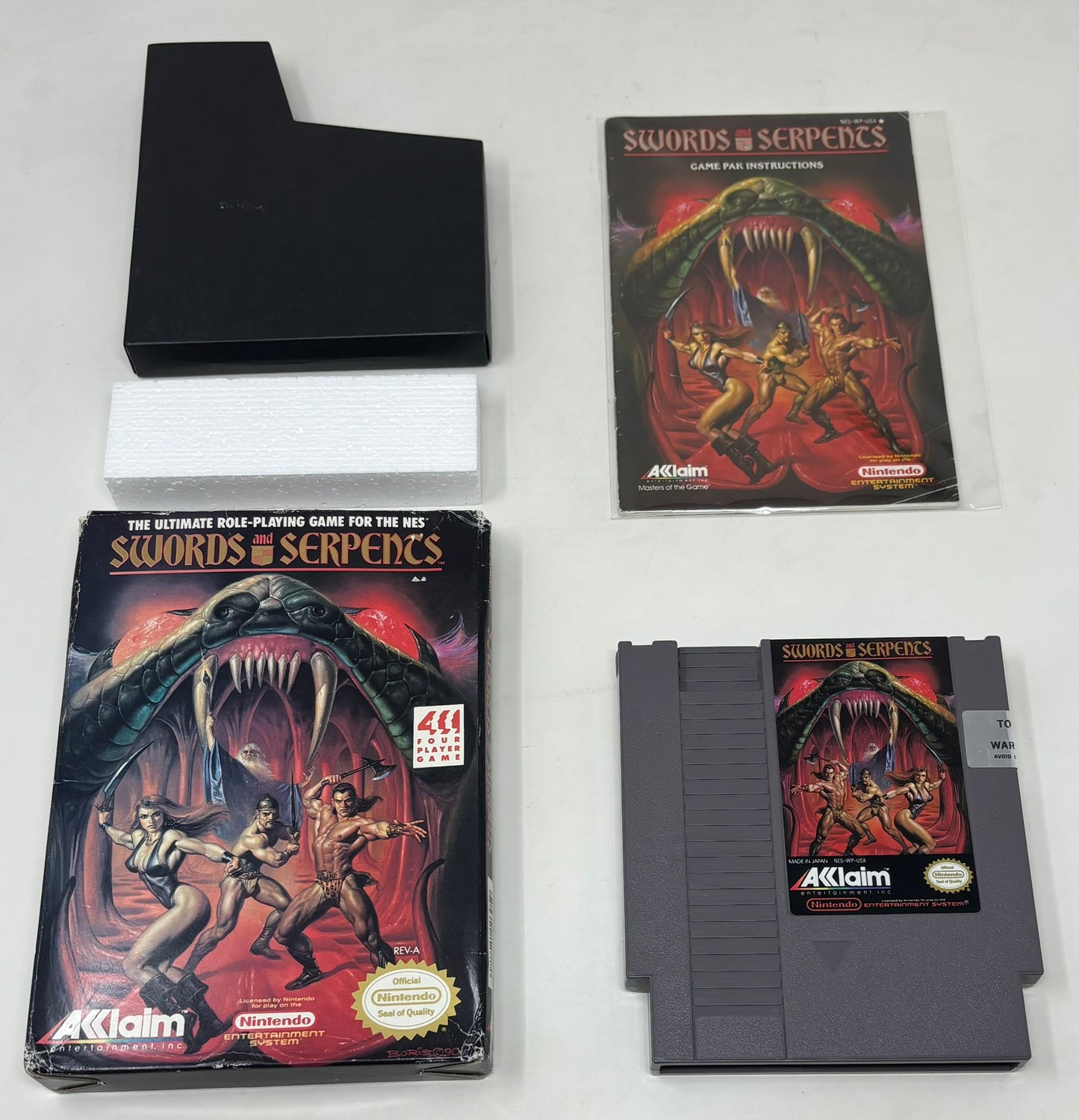 NES Nintendo - Swords and Serpents - Complete