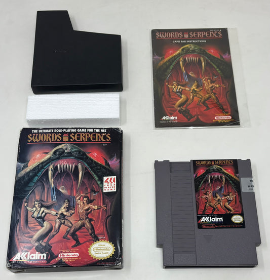 NES Nintendo - Swords and Serpents - Complete