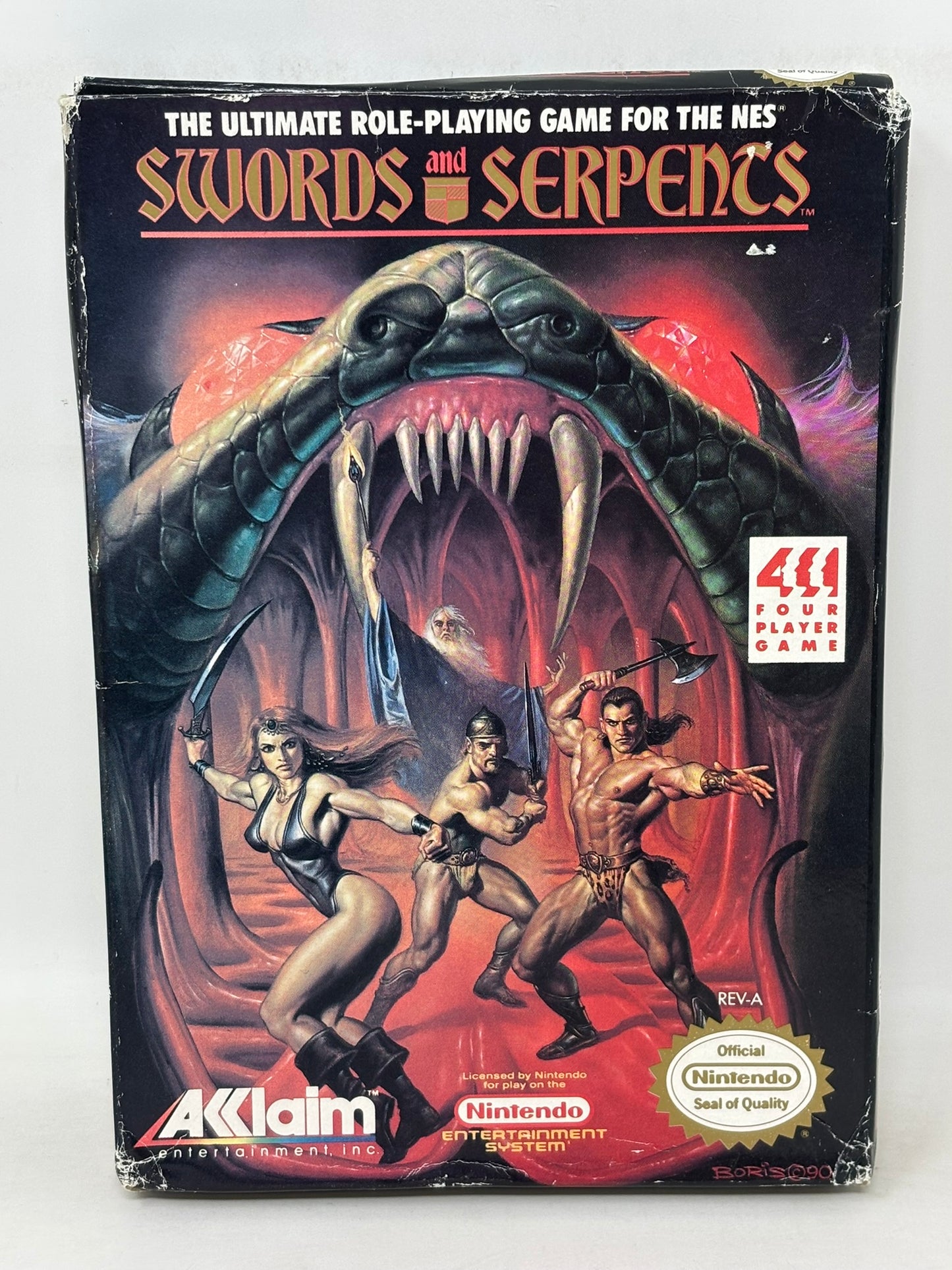 NES Nintendo - Swords and Serpents - Complete