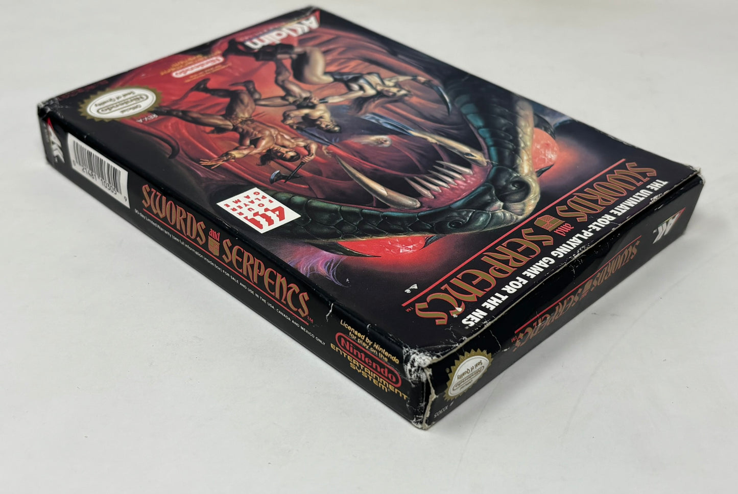 NES Nintendo - Swords and Serpents - Complete