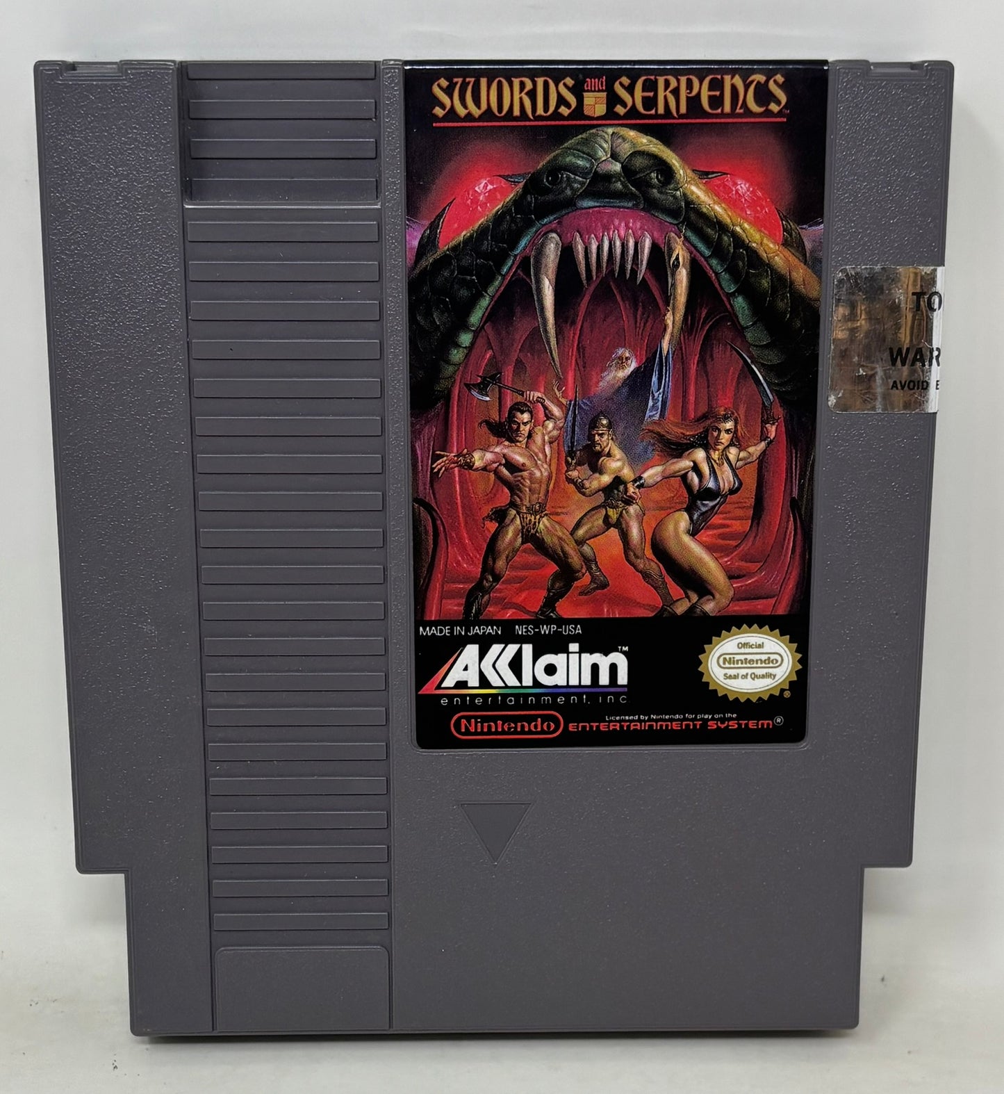 NES Nintendo - Swords and Serpents - Complete