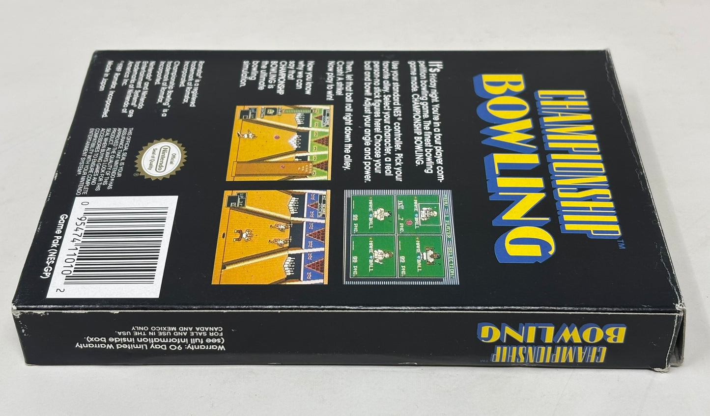 NES Nintendo - Championship Bowling - Complete