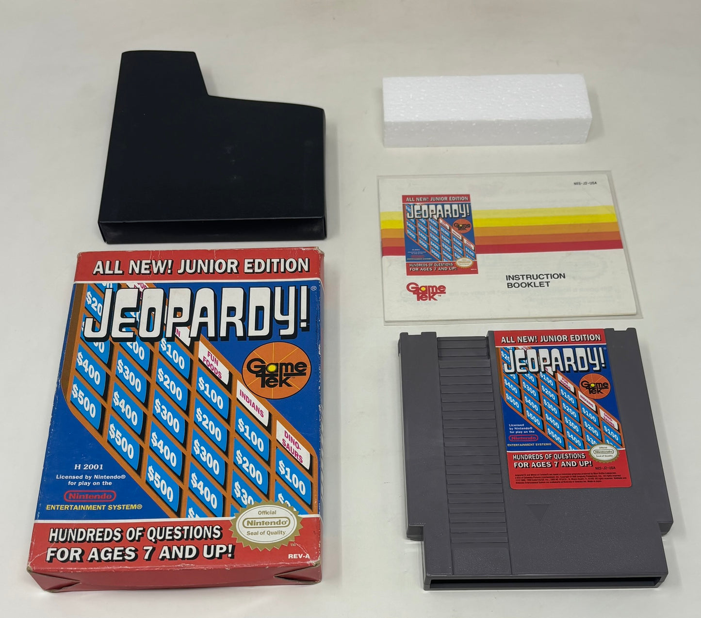 NES Nintendo - Jeopardy Junior Edition - Complete