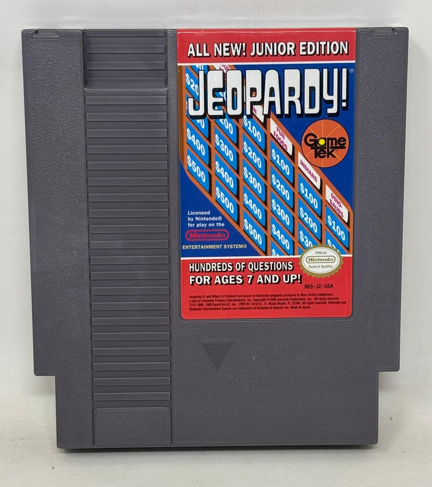 NES Nintendo - Jeopardy Junior Edition - Complete