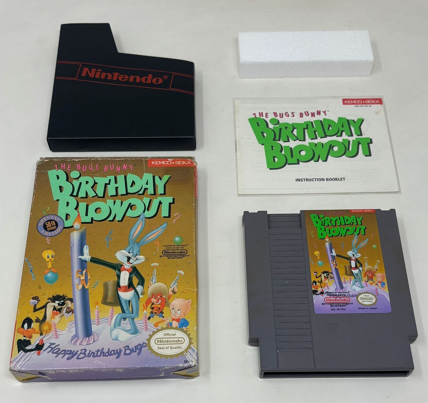 NES Nintendo - Bus Bunny Birthday Blowout - Complete