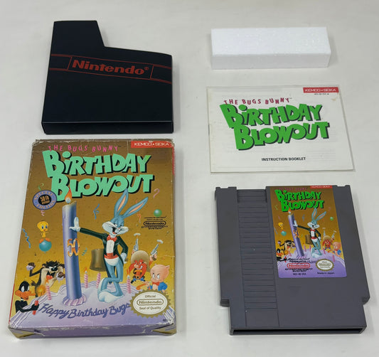 NES Nintendo - Bus Bunny Birthday Blowout - Complete