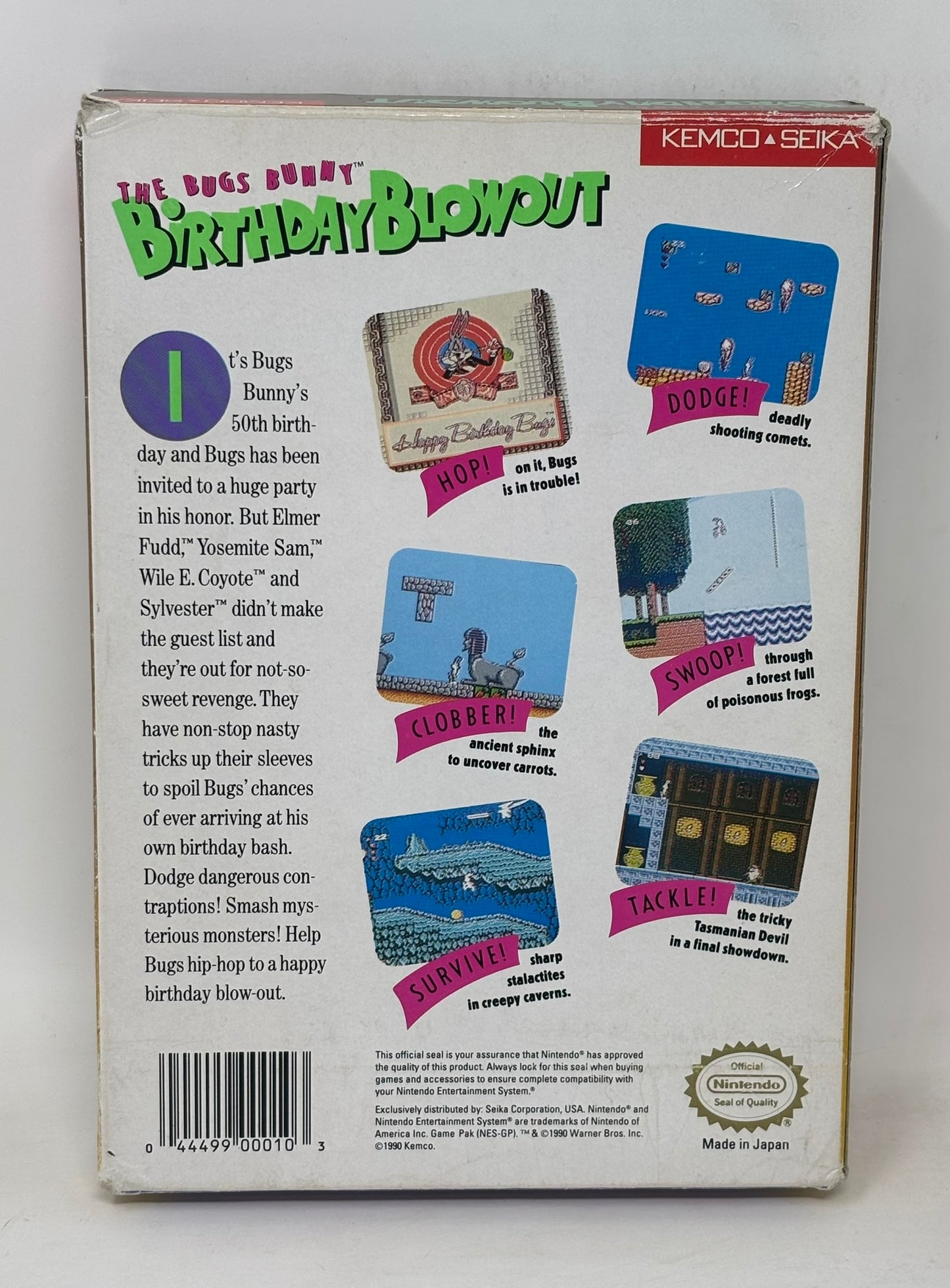 NES Nintendo - Bus Bunny Birthday Blowout - Complete