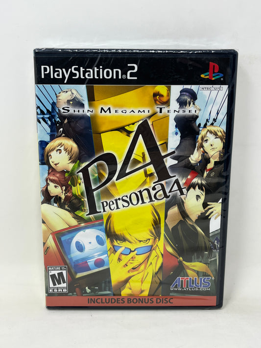 Sony PlayStation 2 - Shin Megami Tensei: Persona 4 (w/ Soundtrack) BRAND NEW