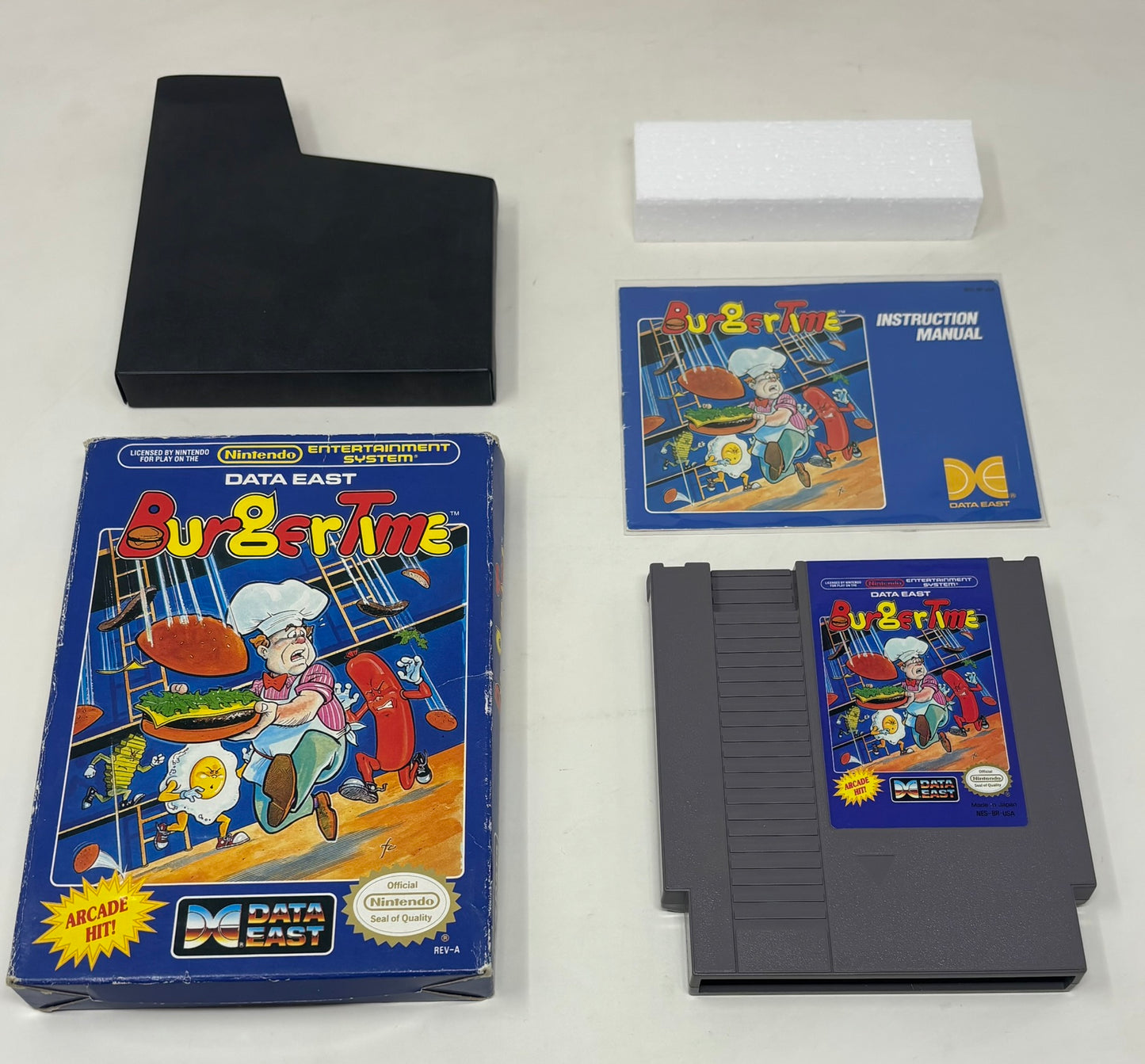 NES Nintendo - BurgerTime - Complete