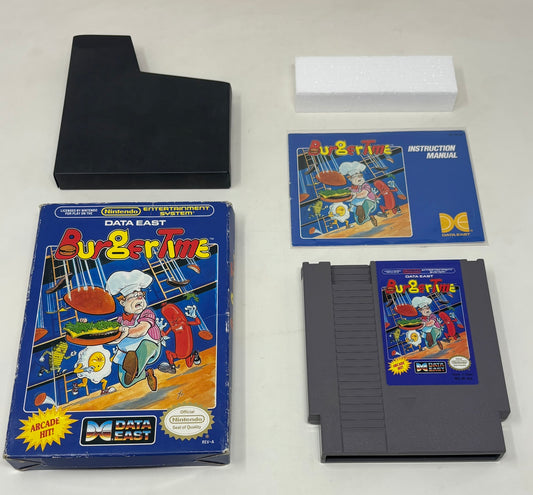 NES Nintendo - BurgerTime - Complete