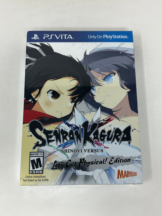 PlayStation Vita - Senran Kegura Shinovi Versus: Lets Get Physical Edition - BRAND NEW / SEALED