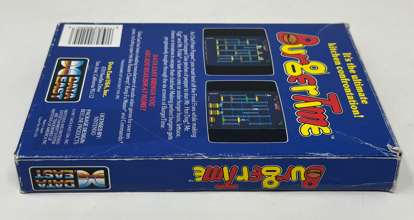 NES Nintendo - BurgerTime - Complete