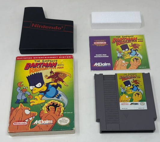 NES Nintendo - The Simpson's Bartman Meets Radioactive Man - Complete