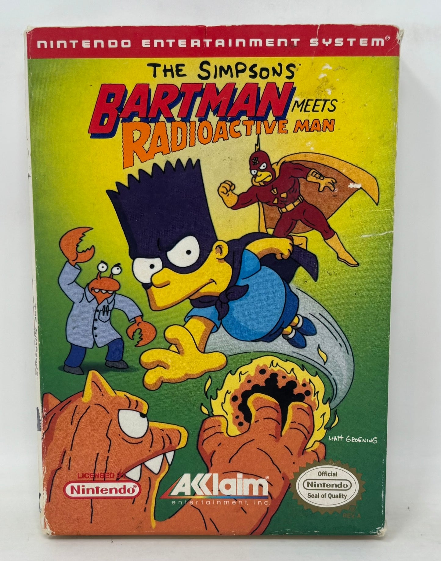 NES Nintendo - The Simpson's Bartman Meets Radioactive Man - Complete