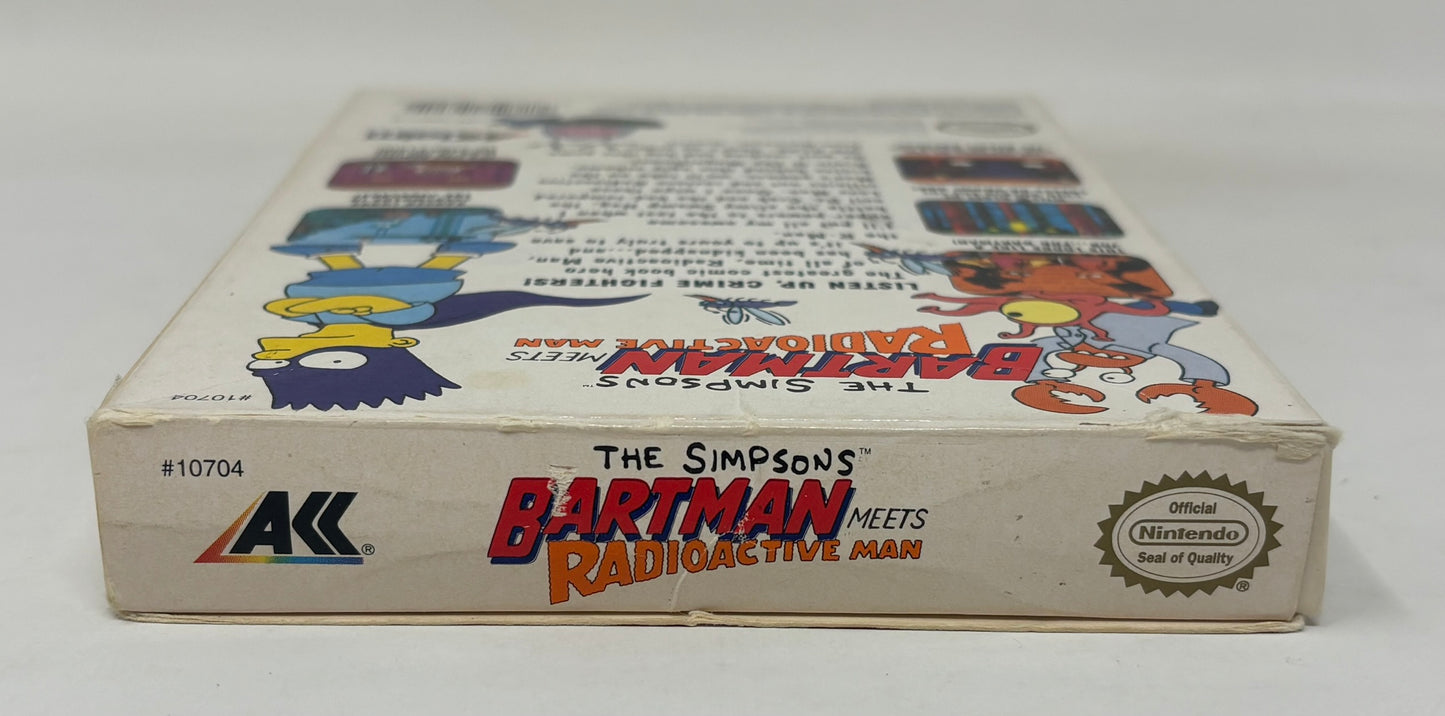 NES Nintendo - The Simpson's Bartman Meets Radioactive Man - Complete