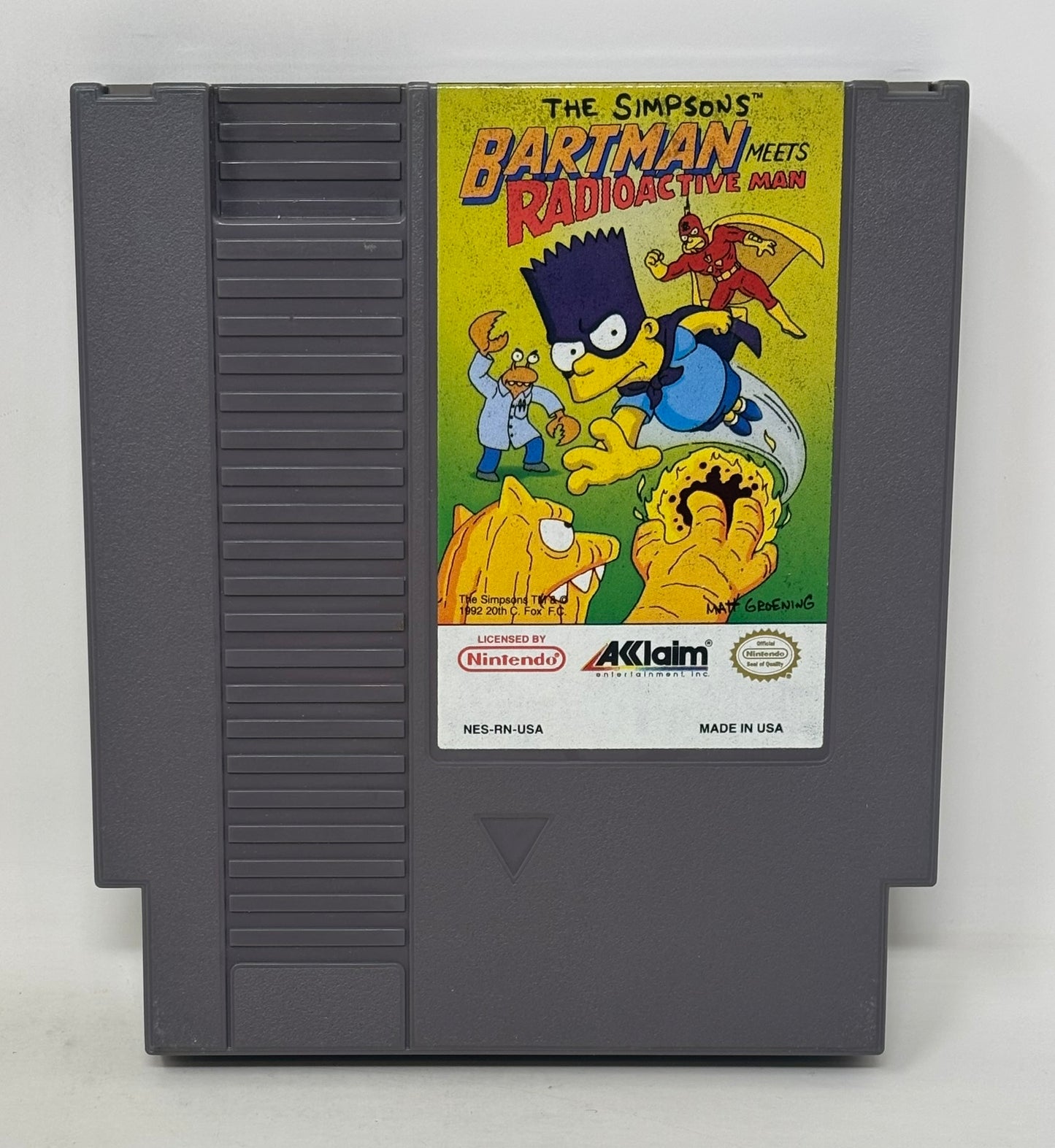 NES Nintendo - The Simpson's Bartman Meets Radioactive Man - Complete