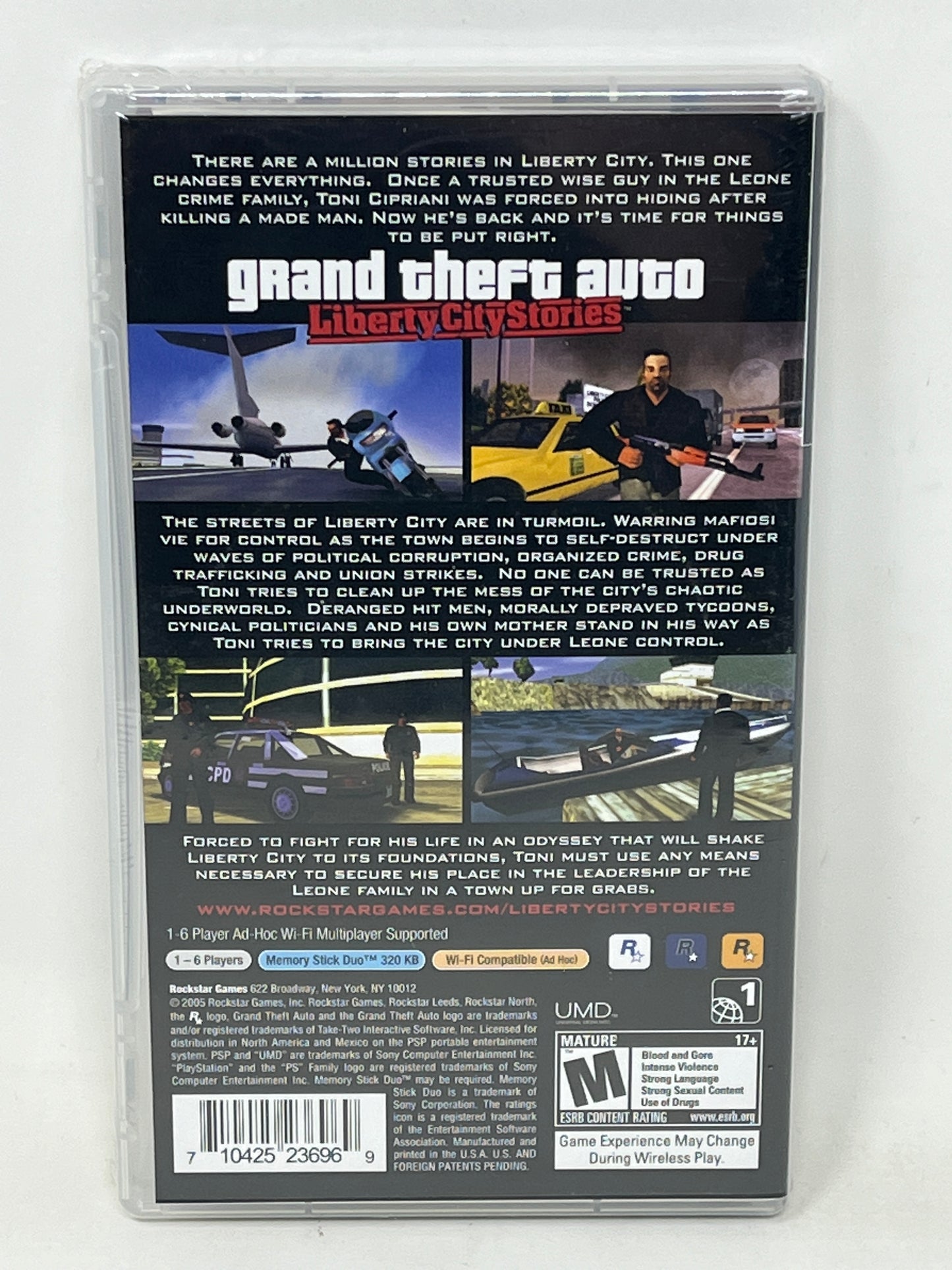 Sony PSP - Grand Theft Auto: Liberty City Stories - BRAND NEW / SEALED