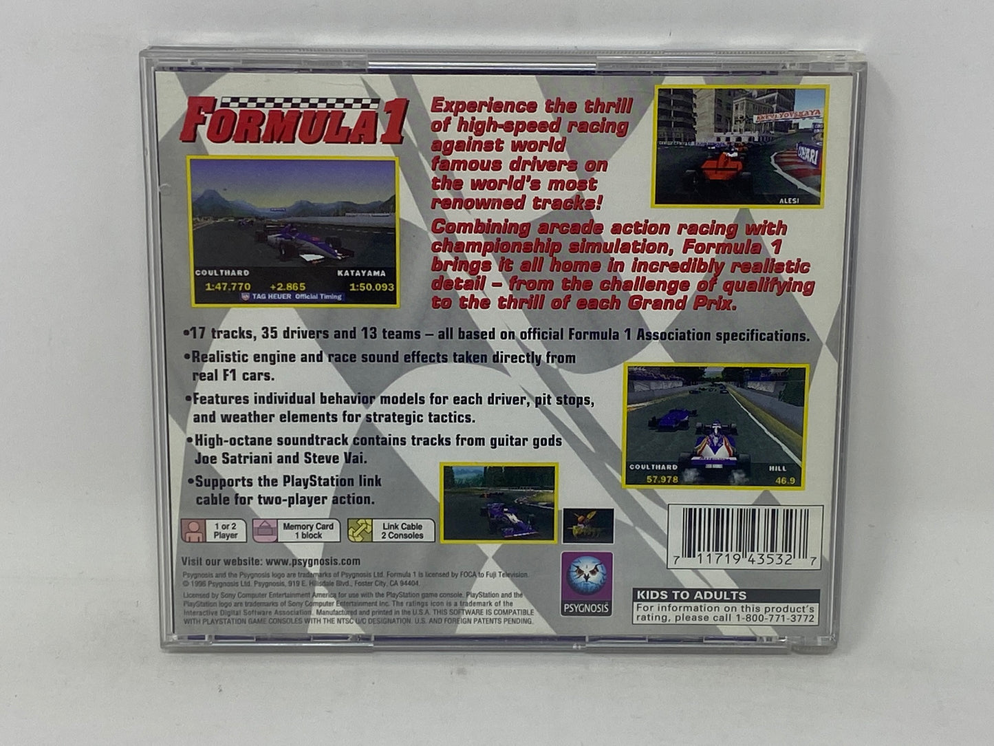 Sony PlayStation - Formula 1 - Complete