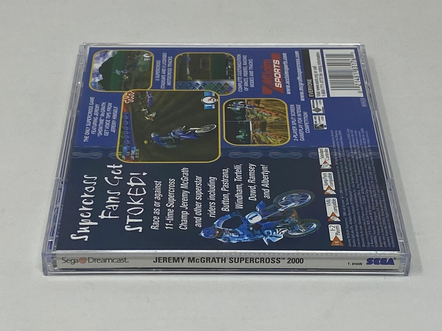 Sega Dreamcast - Jeremy McGrath Supercross 2000 - Complete