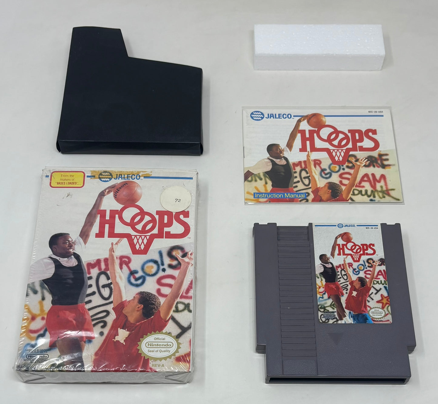 NES Nintendo - Hoops - Complete