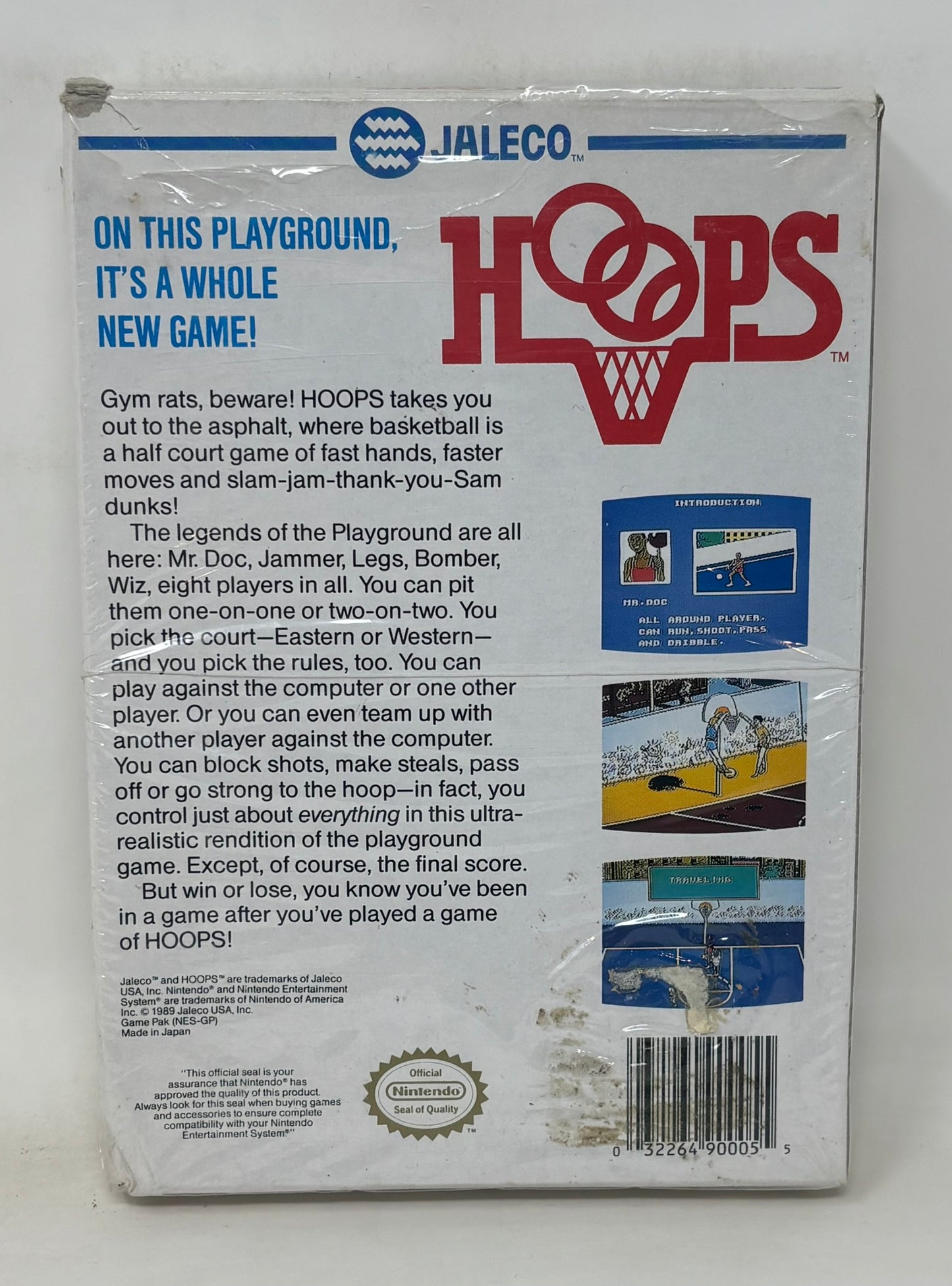 NES Nintendo - Hoops - Complete