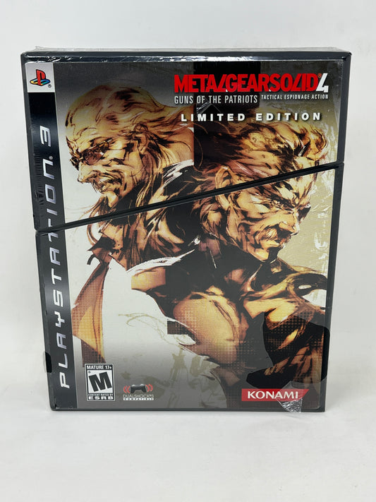 Sony PlayStation 2 - Metal Gear Solid 4 Guns of the Patriots Limited Edition - NEW / SEALED