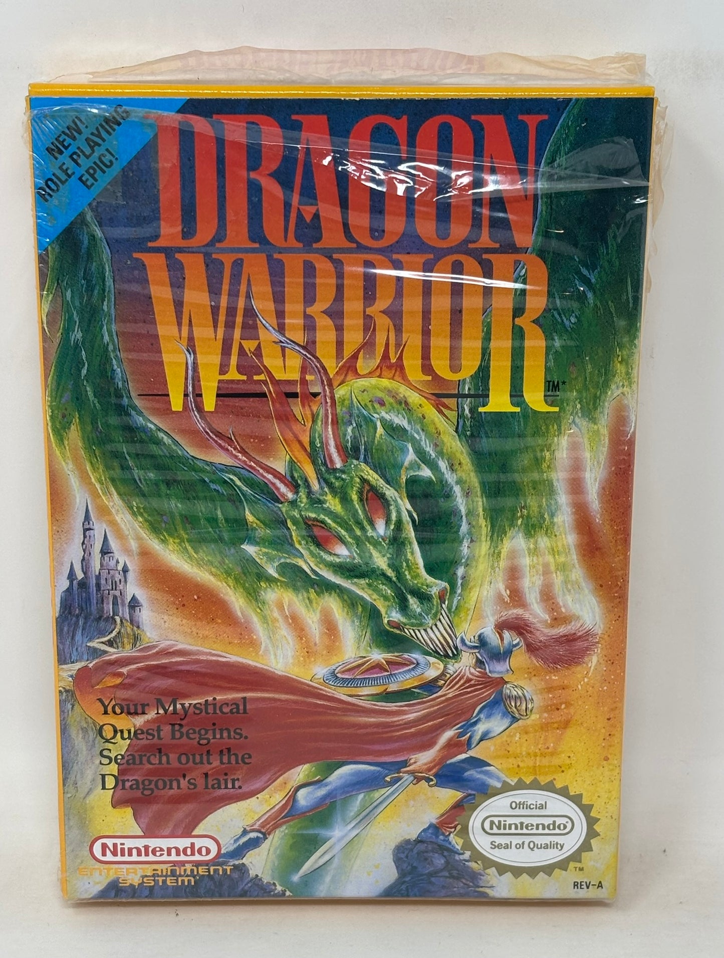 NES Nintendo - Dragon Warrior - Complete w/ Nintendo Power Letter