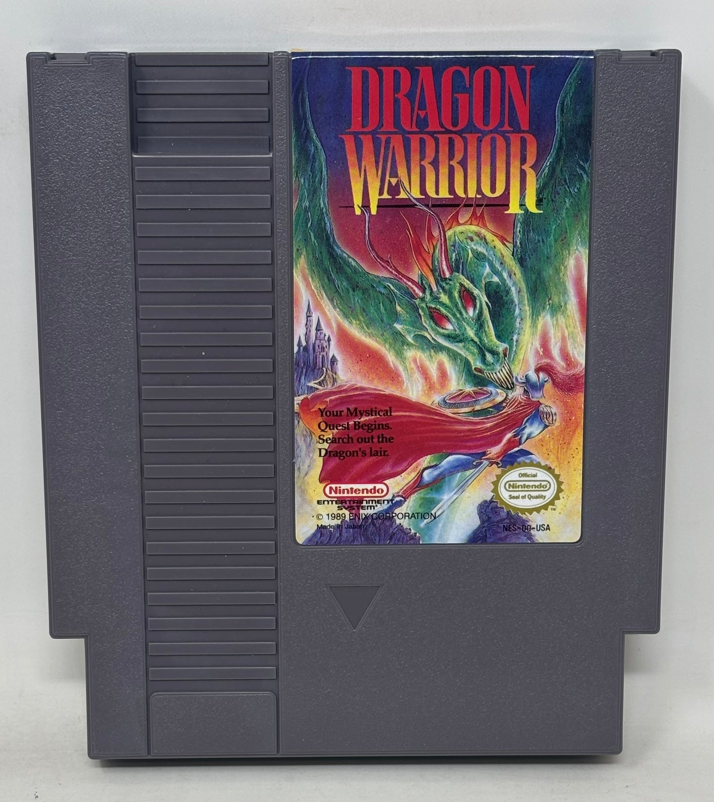 NES Nintendo - Dragon Warrior - Complete w/ Nintendo Power Letter