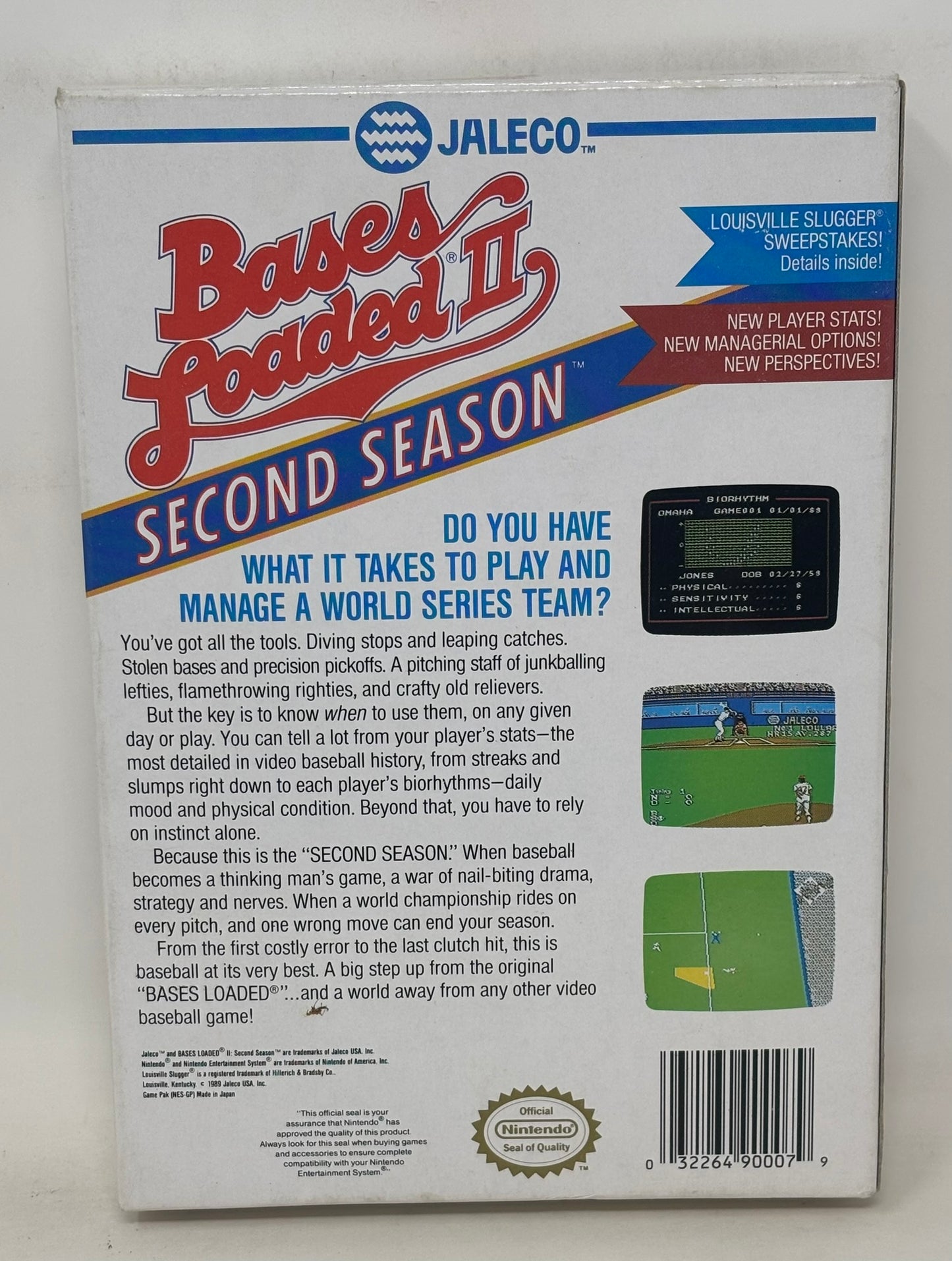 NES Nintendo - Bases Loaded II Second Season - Complete