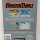 NES Nintendo - BreakThru - Complete