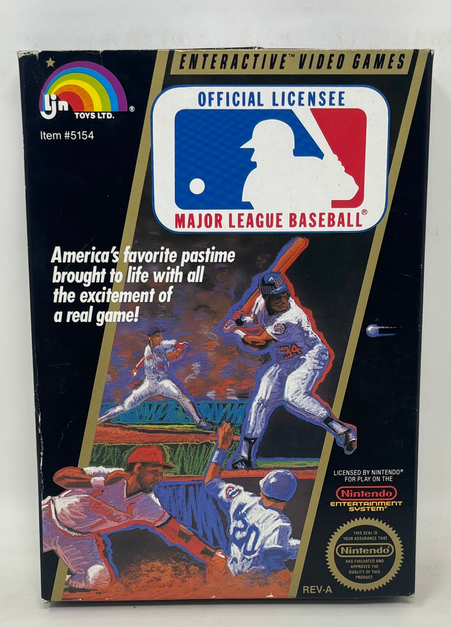 NES Nintendo - Major League Baseball - Complete