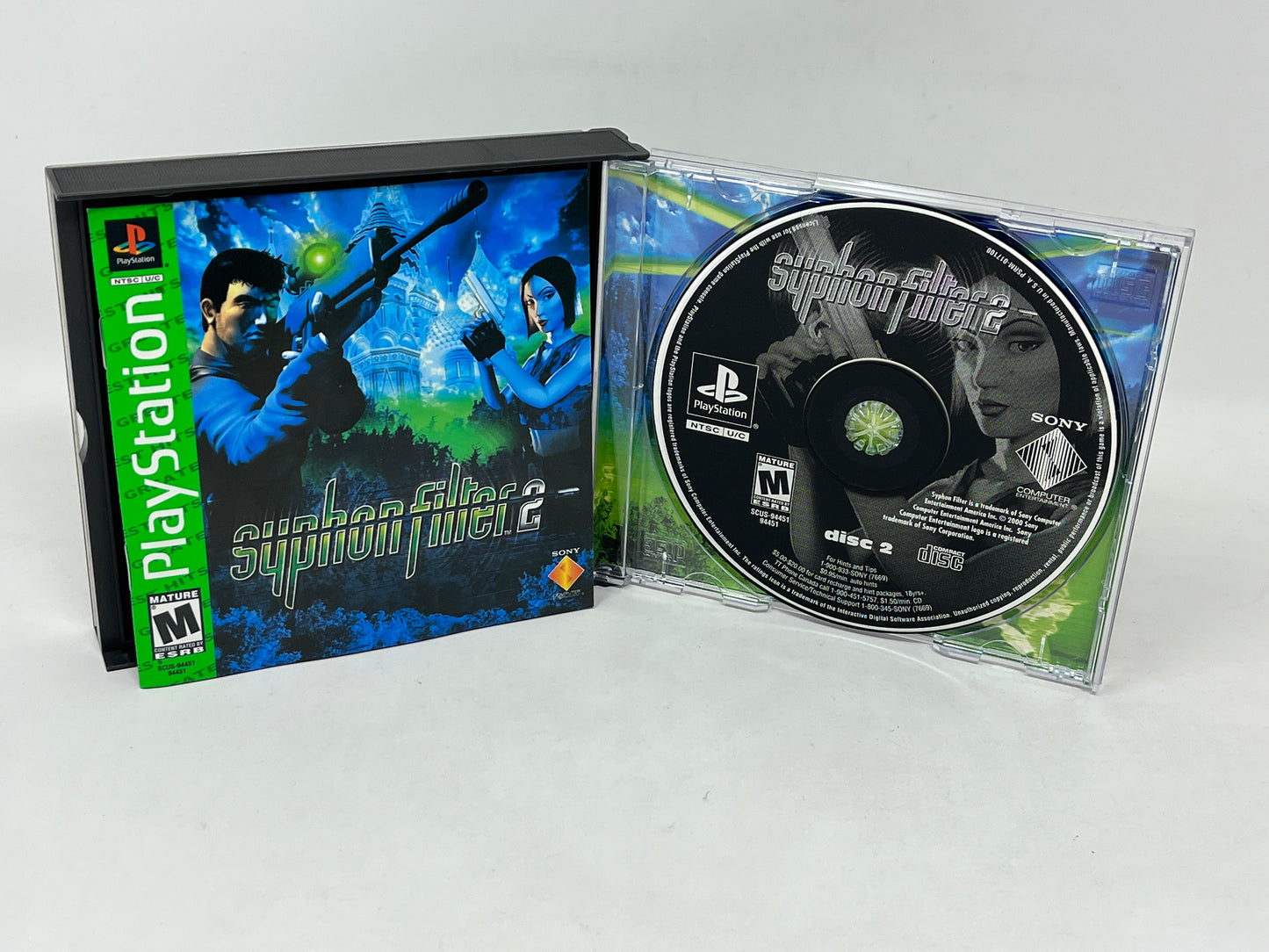 Sony PlayStation - Syphon Filter 2 (Greatest Hits) - Complete