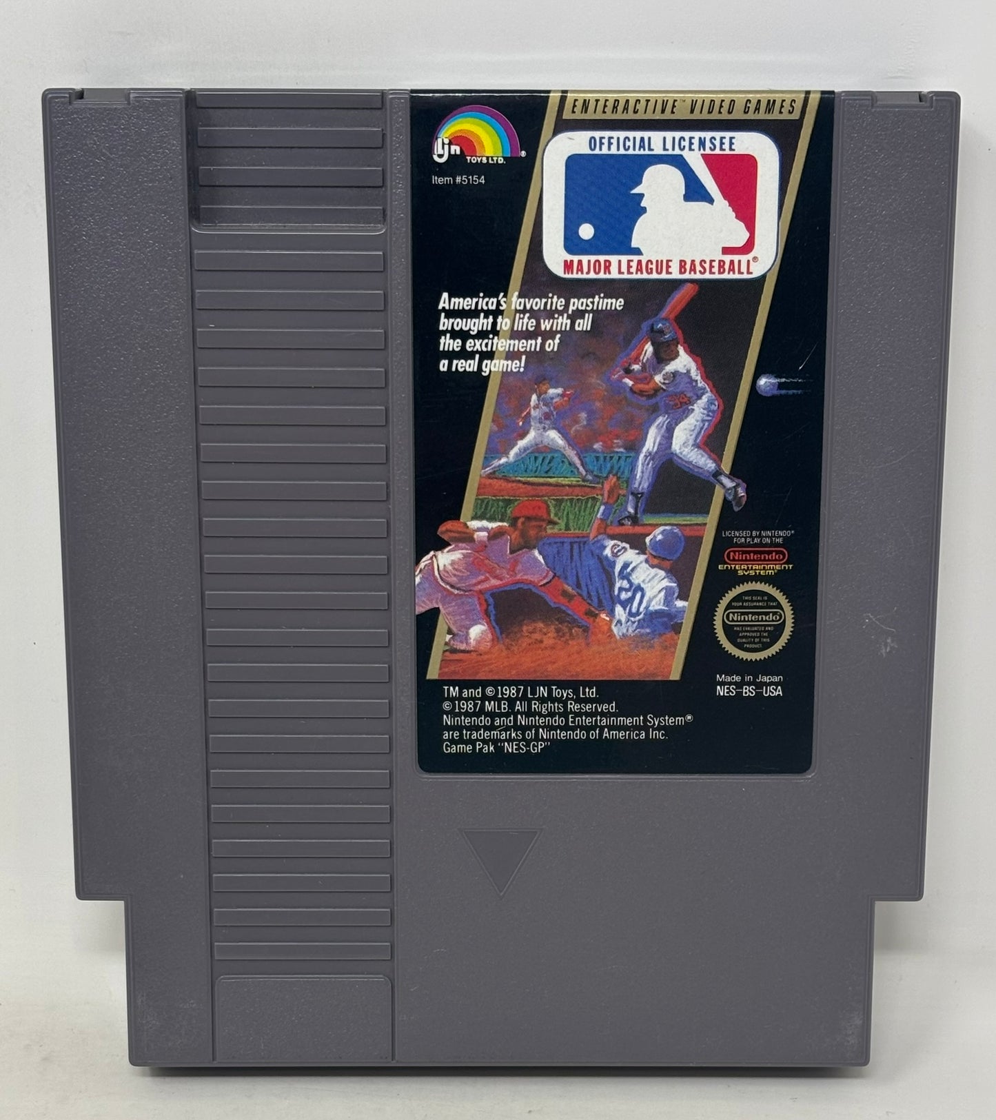 NES Nintendo - Major League Baseball - Complete